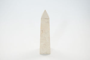Vtg Limestone Obelisk