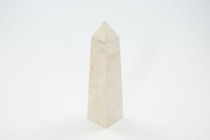 Vtg Limestone Obelisk
