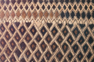 Framed African Kuba Cloth