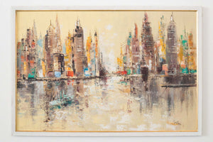 Impressionist Painting of a Cityscape