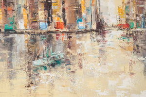 Impressionist Painting of a Cityscape