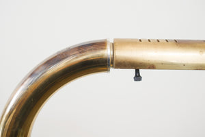 Tubular Brass Floor Lamp by Robert Sonneman
