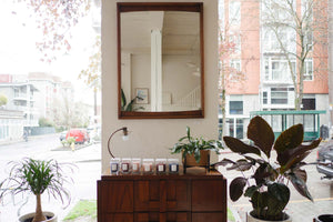 Mid Century Walnut Mirror