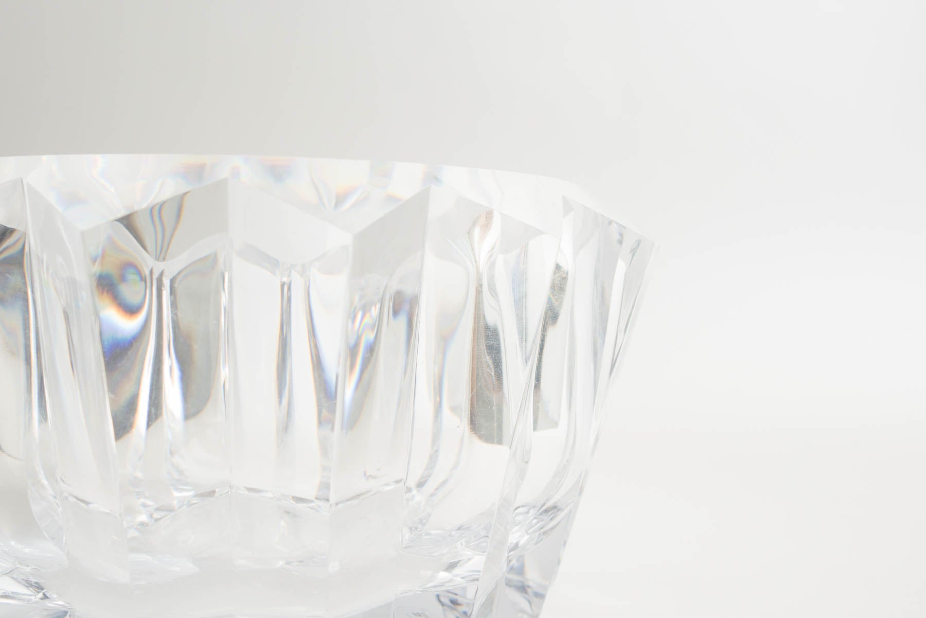 Small and Large Lucite Bowl