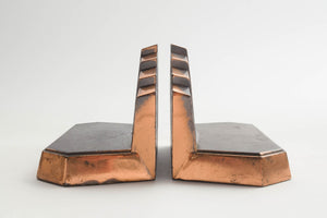 Bronze Deco Bookends