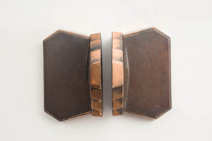 Bronze Deco Bookends