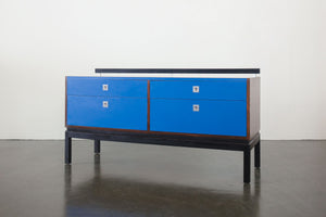 70s Custom Blue Dresser