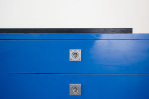 70s Custom Blue Dresser