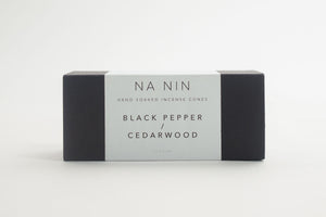 NA NIN Pairings Incense | Black Pepper + Cedarwood