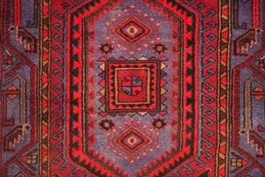 3.5x11 Persian Zanjan Rug | TIRGAR