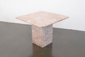 Pink Marble Side Table