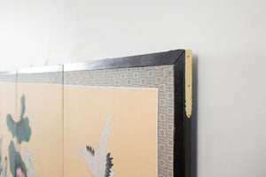 Hand Painted Folding Screen