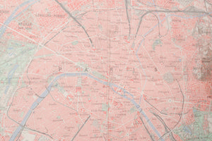 1950s Paris Map