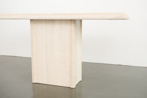 Travertine Console Table