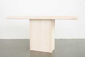 Travertine Console Table