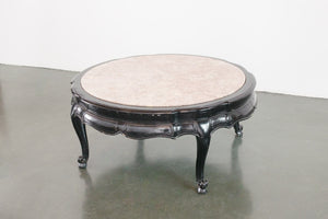 Marble & Lacquer Coffee Table