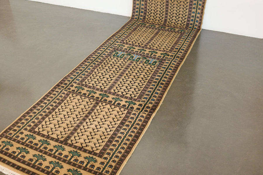 3x15 Peshwar Bokhara Rug | Erturk