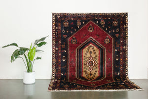 7x10 Persian Roodbar Rug | IZAD