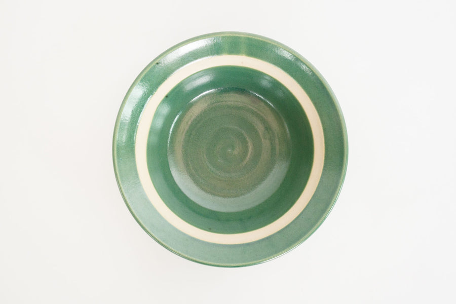 Green Pottery Bowl