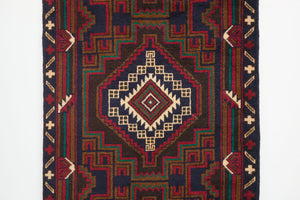 3x7 Afghan Rizbaft Rug | SARVENAZ