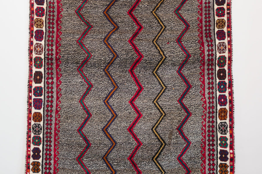 3x6 Persian Gabbeh Rug | NOUZAR