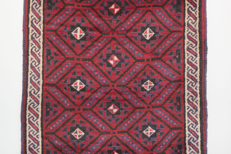 3x4.5 Afghan Baluch Rug | ABTEEN