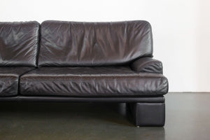 Mod 80s Leather Sofa