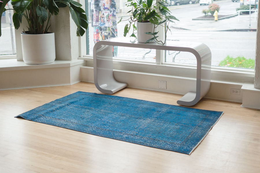 4x7 Turkish Overdyed Rug | CEM