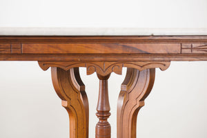 Marble-Topped Antique Table