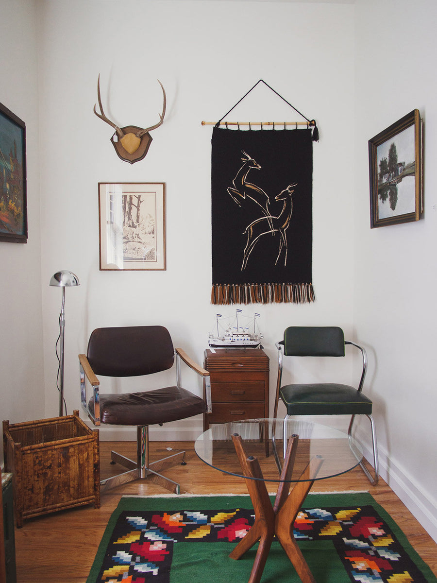 Vintage Four-Point Antlers