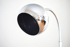 MCM Chrome Eyeball Lamp
