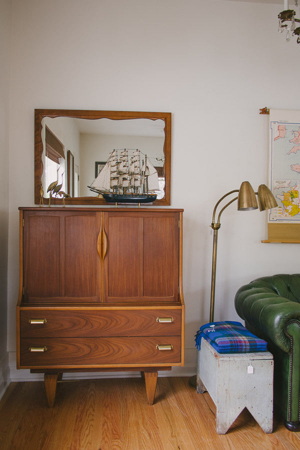 MCM Stanley Highboy Dresser