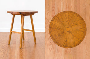 Rustic Wood Side Table