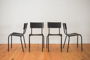 Industrial French Dining Chairs