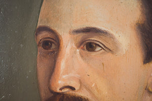 German Mustache Man Portrait