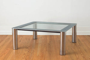 Chrome & Glass Coffee Table