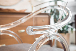 Lucite Arm Chair