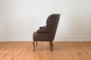 Drexel Leather Professor's Chair
