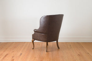 Drexel Leather Professor's Chair