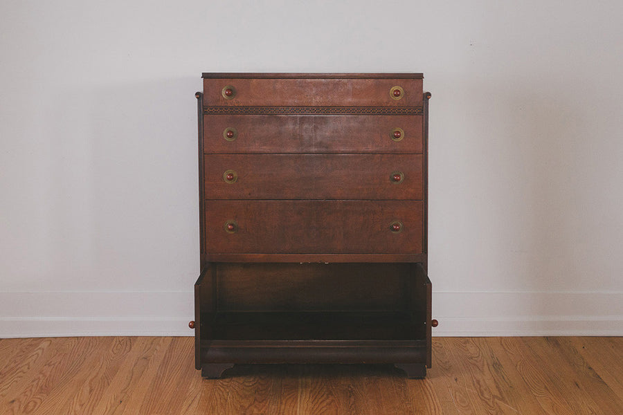 Art Deco Highboy Dresser