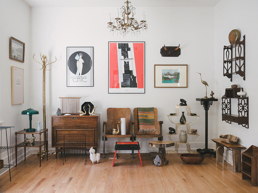 Red & Black Stool