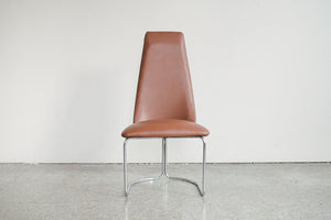 Leather & Chrome Chair