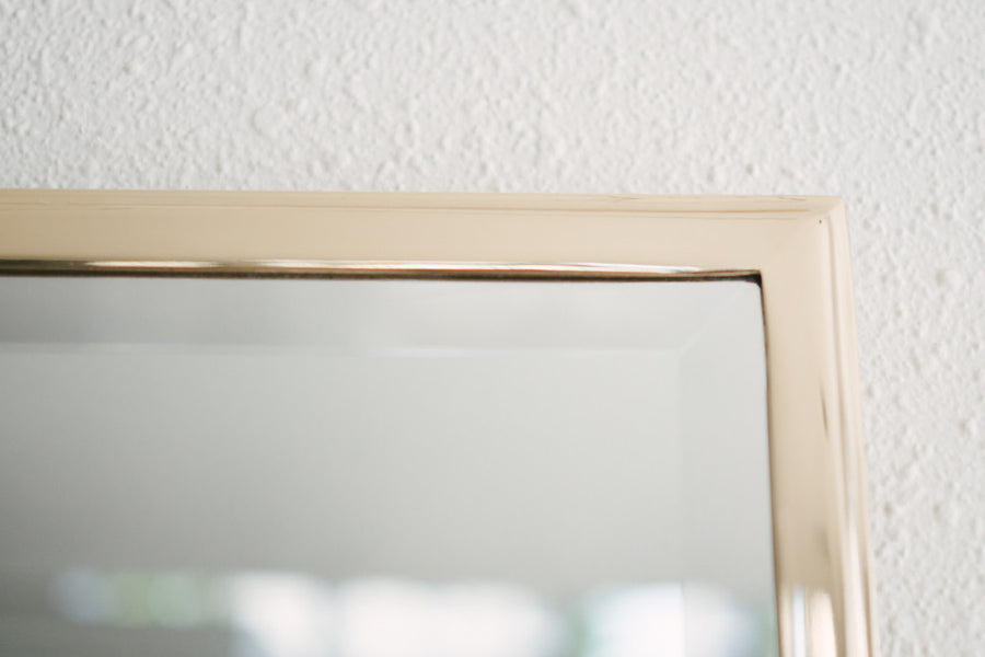 Large Brass Mirror