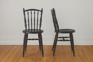 Antique Star Seat Dining Chairs