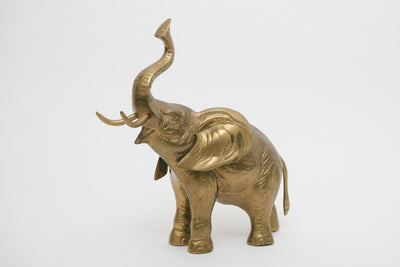 Large Brass Elephant - Homestead