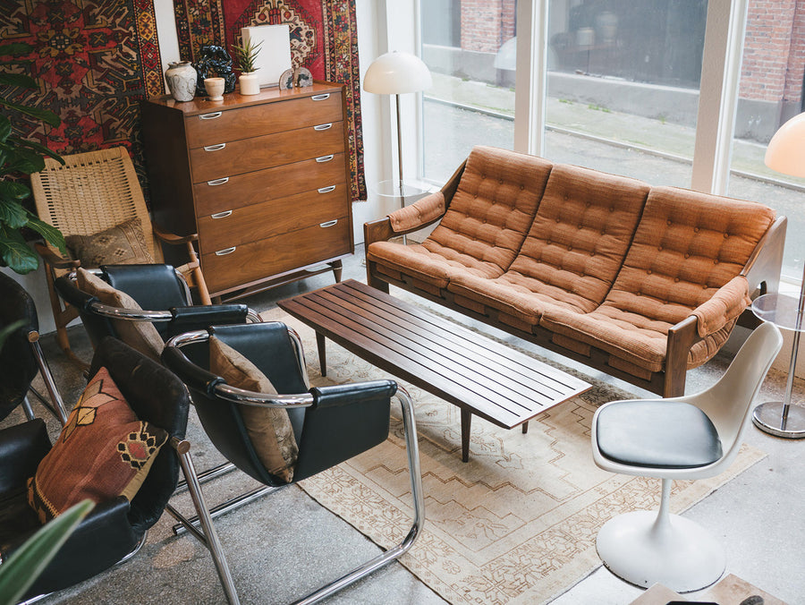 Mid Century Sling Sofa