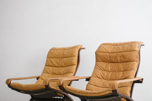 MC Westnofa Leather Chairs
