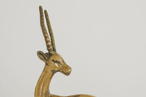 Vintage Brass Gazelle