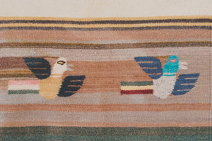 MCM Handwoven Bird Tapestry