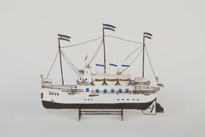 Vintage Tin Model Ship